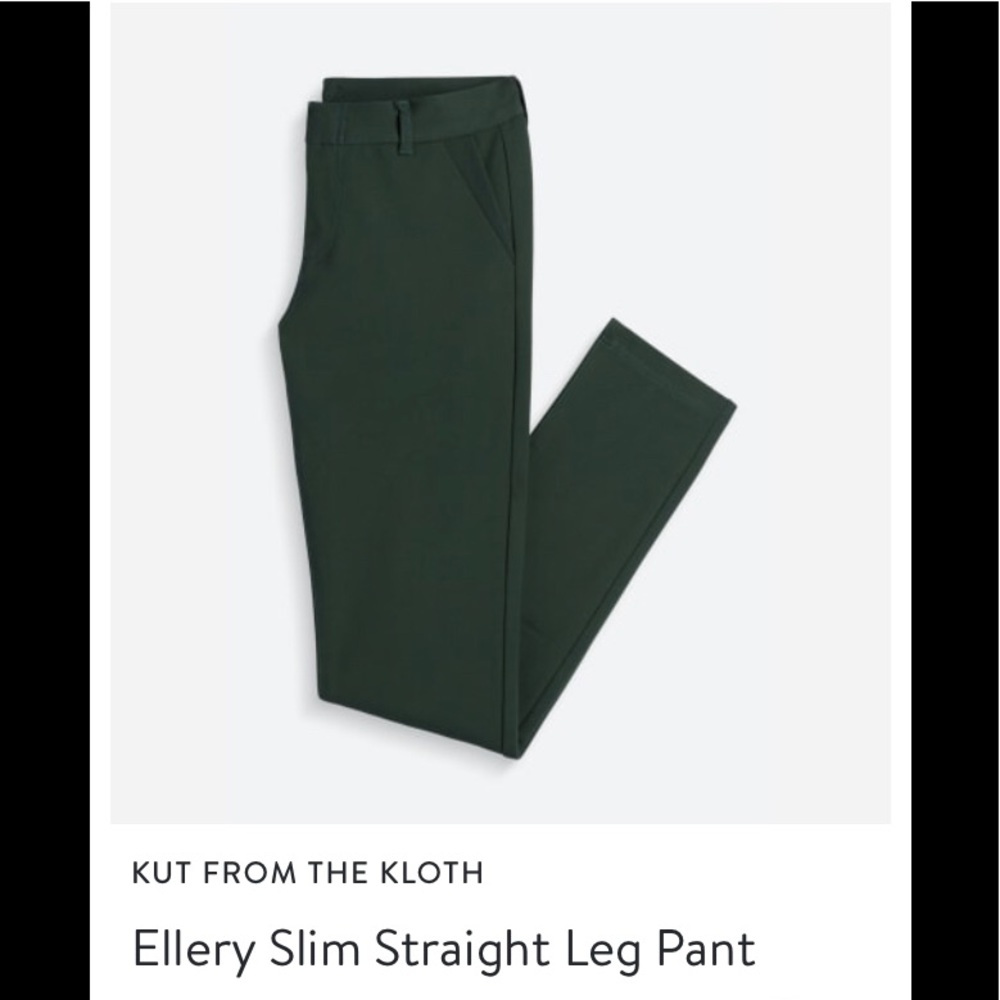 Kut From The Cloth ~ Ellery Slim Straight Leg Pant/Trouser